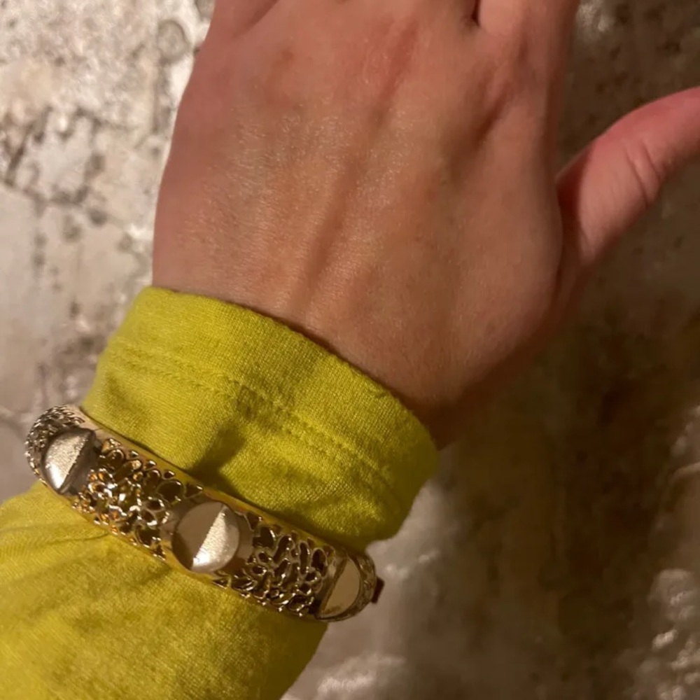 Gold Toned Bangle from Arabian Dreams